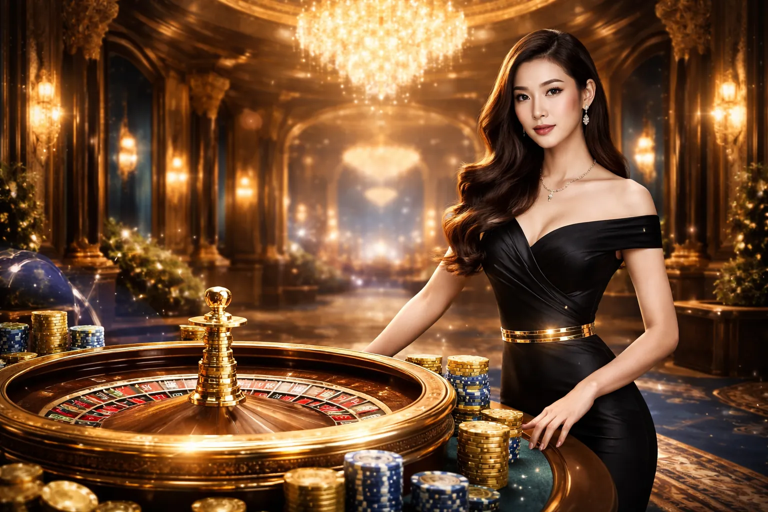 Hình ảnh chính game Bắn Cá Win868 với đại dương rực rỡ và pháo vàng